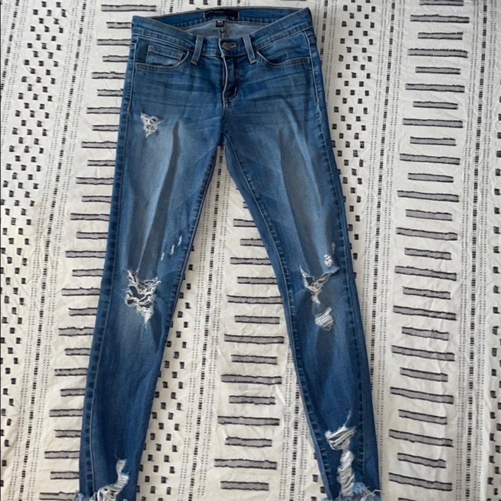 Flying Monkey Distressed Denim Skinny Jeans